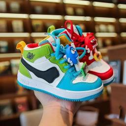 Sapatos confortáveis de bordo para crianças, tênis casuais para meninos e meninas, sapatos únicos para crianças, novo, outono - Image 1