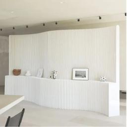 Divisória de tela, layout de exposição, placa de fundo, acessórios de loja de roupas e paredes divisórias, divisória de sala nova - Image 1