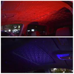 Carro ajustável telhado estrela luz noturna, projetor atmosfera, usb, led, interior, decorativo, dj, natal, 1pc - Image 6