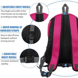 Novo Dog Pet Backpack Carrier Travel Bag Front Pack Respirável Ajustável com Segurança Tiras Reflexivas para Caminhadas Gatos Ao Ar Livre - Image 5