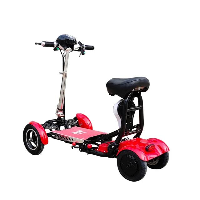 Scooter Elétrico Dobrável 4 Rodas 250W