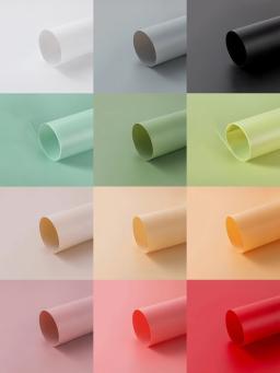 PVC placa do fundo para a fotografia, cenários impermeáveis, produtos de venda quente, foto tela tiro, 40 cores, Matt, fosco - Image 1