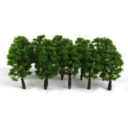 20 peças 8cm mini modelo de árvores micro paisagem decoração trem cenário fazendo acessórios de layout de arquitetura diy - Image 4
