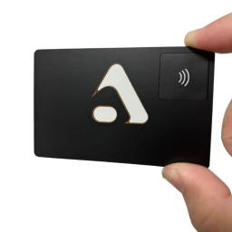 NFC metal Digital cartão de visita, produto personalizado, preto fosco, ouro, QR Code gravura - Image 6