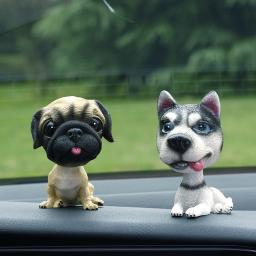Nodding Dog Funny Shaking Head Toys, Bonecas Bobblehead Puppy, Swing Car Ornamentos, Home Auto Interior Decor, Brinquedos do painel do carro, Bonito - Image 4