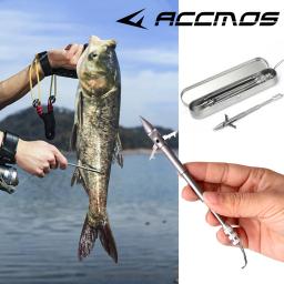 6 pçs aço inoxidável peixe dardos estilingue arco seta caça pesca catapulta dardo arpão profundo-água tiro acessórios de peixe - Image 1
