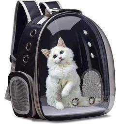 Transparente Pet Carrier Backpack, Cápsula Transparente, Bubble Pet Backpack, Pequeno animal filhote de cachorro Kitty e pássaro, respirável para viagens - Image 1