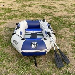 Kayak portátil Madeira Pavimento Canoa Bota com Acessórios, Solar Marine 2 Pessoa, 0.7mm PVC Barco De Pesca, 2M,Factory Outlets - Image 3