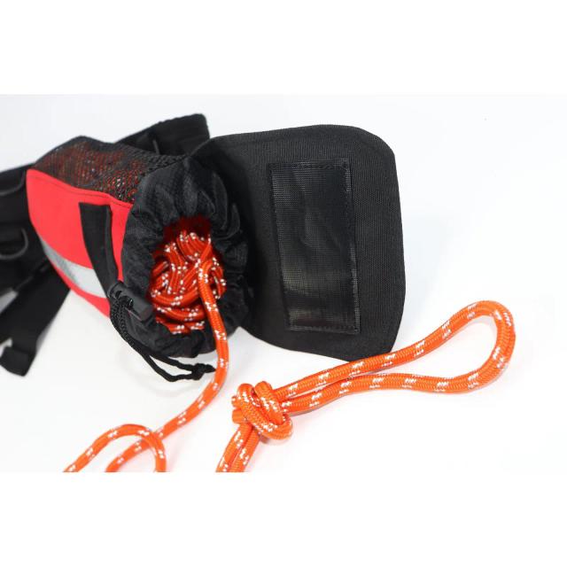 Bolsa Flutuante Reflexiva para Lançamento de Corda - Acessório Ideal para Caiaque, Canoagem e Esportes Aquáticos