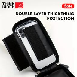 ThinkRider-Saco De Bicicleta Impermeável Com Tela Sensível Ao Toque, Tubo Superior Frontal, Saco De Ciclismo, Caixa Do Telefone, Pacote De MTB, Acessórios De Bicicleta, 7in - Image 6