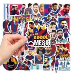 50Pcs Esportes Futebol Estrelas Graffiti Adesivos DIY Bagagem Guitarra Laptop Impermeável PVC Clássico Brinquedos Adesivos Reutilizáveis - Image 4