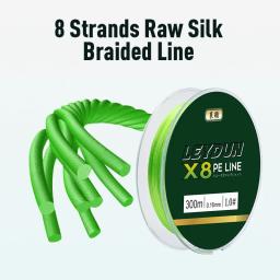 LEYSUN Micro Hot Fishing Lines 8 Vertentes Trançado PE 300m Japão Linha Multifilament Suave Pesca Marítima Carpa Fly Wire Line Tool - Image 3