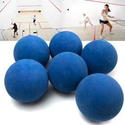 5.5cm Racquet Ball Squash Low Speed Borracha Oco Ball Training Competition Ball 5mm Espessura Alta Elasticidade Bouncing Ball - Image 1