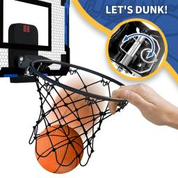 Conjunto de rack de basquete dobrável na parede para crianças, brinquedos esportivos, ao ar livre, interior, jogos para pais e filhos, novo - Image 2