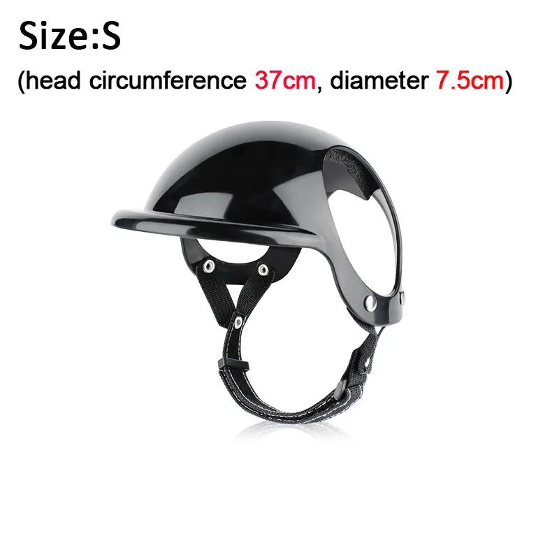 Novo animal de estimação capacetes cão gato bicicleta capacete da motocicleta com óculos de sol segurança cão chapéu para viajar head protection pet suprimentos - Image 1