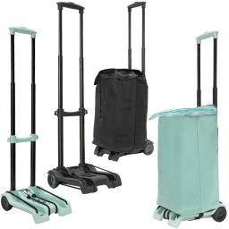 Reboque manual dobrável com rodas, carrinho de saco de pano portátil para compras e manuseio, ferramentas domésticas de carro ao ar livre - Image 1