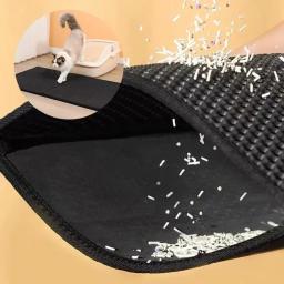 Tapete de caixa de cama de gato de camada dupla, impermeável, antiderrapante, tapete dobrável para gatos, almofadas de cama para gatos, suprimentos de almofada limpa - Image 1