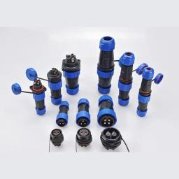 Ip68 conector à prova dsolder água solda-livre 2 plugue 3 núcleo 4 furo 5 pinos 6 pólo 7p encaixe macho e fêmea tomada de alimentação tomada de aviação - Image 3