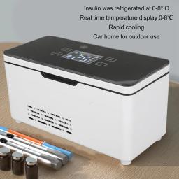 Mini refrigerador portátil com tela táctil, refrigerador ajustável para refrigerar - Image 2