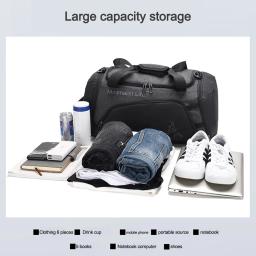 Multifuncional Desgaste-Resistente Nylon Mochila Desportiva, Saco De Treinamento De Fitness, Sacos De Futebol Ao Ar Livre, Grande Capacidade - Image 5