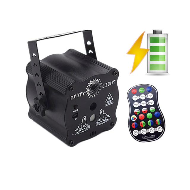 Mini Projetor Laser LED USB para Decoração de Festas e Ambientes com Céu Estrelado