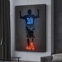 Neon Estilo Wall Art Poster, Mundialmente Famosos, Basquete, Estrelas Do Futebol, Mural Pop, Modern Home Decor, Pintura Da Lona, Imagens, Impressões, Presente, Moderno - Image 4