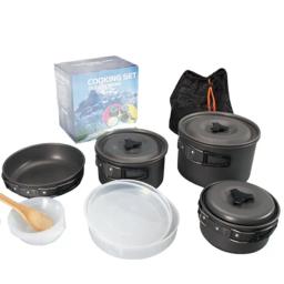 Outdoor Camping cozinhar Set, pote antiaderente, DS500, DS508, 3-5 pessoa panelas - Image 2