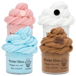 70ml biscoitos de chocolate manteiga slime kit com slime perfumado macio massa diy plasticina presente de aniversário brinquedos para favores de festa - Image 1