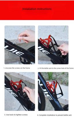 Suporte para garrafa de bicicleta, leve e colorido para mtb e estrada, acessórios de ciclismo - Image 6
