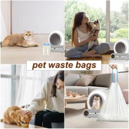 Automático Self Cleaning Cat Litter Box, saco de lixo, Liner Recargas, à prova de vazamento Poop Bags, WC Pet Shelter, Suprimentos, 15 pcs - Image 5