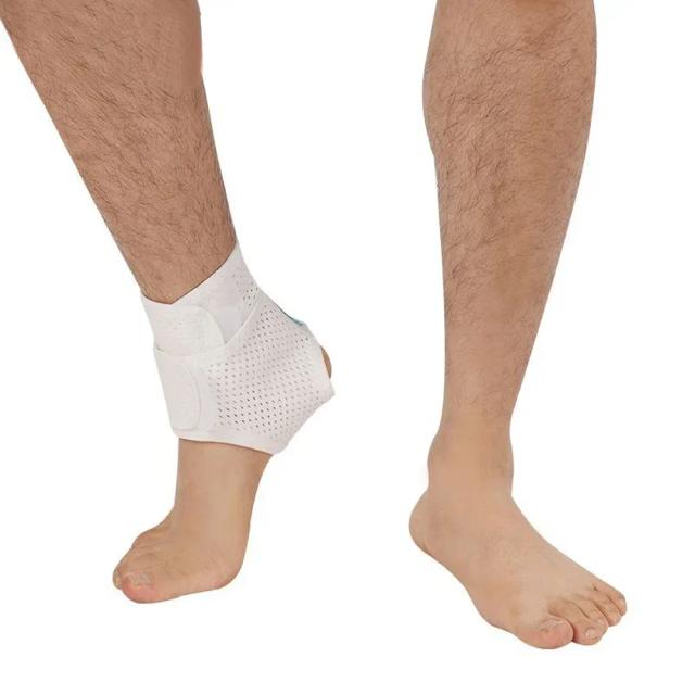 Protetor de Tornozelo Ajustável para Homens e Mulheres - Suporte para Entorse, Tendinite e Dor no Tendão de Aquiles, Ideal para Corrida e Ginásio, 1 Peça