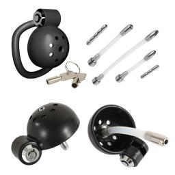 Cinto de Castidade Masculino em ABS com Sondas Uretrais, Anti Aperto, Kit Invisível com Trava Oculta para Homens Adultos, Brinquedo Fetichista, Dispositivo BDSM. - Image 1