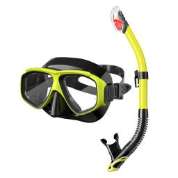 Jsjm-profissional natação mergulho máscara, óculos de silicone impermeável, óculos UV, snorkeling tubo conjunto - Image 1