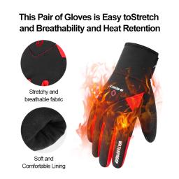 Inbike inverno luvas de ciclismo homem tela toque luvas da bicicleta engrossado mtb para andar da bicicleta motociclista acessórios - Image 2