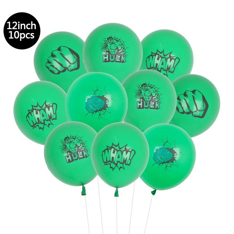 Marvel temático látex balão set, super-heróis, decoração suprimentos para aniversariante, chuveiro de bebê, brinquedos infantis, 10 pcs, 30 pcs, 50pcs, 12" - Image 1