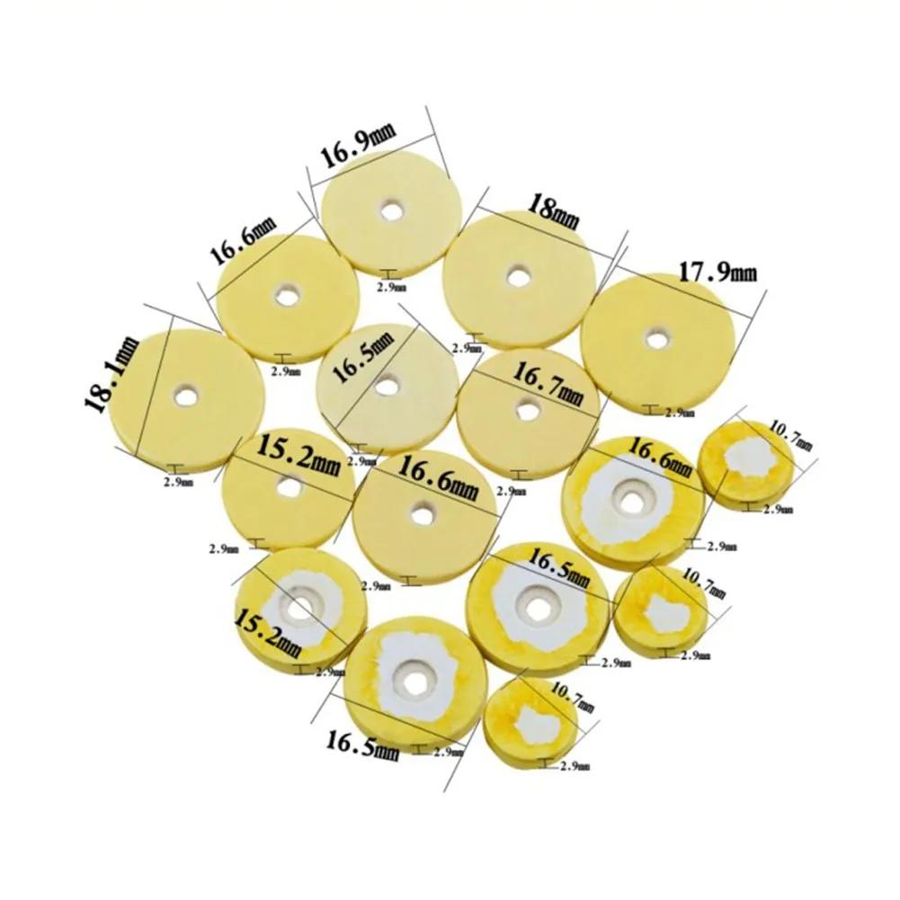 Falso couro Clarinete chave pads, acessórios para instrumentos musicais, anti-vibração, 16 pcs/set - Image 1