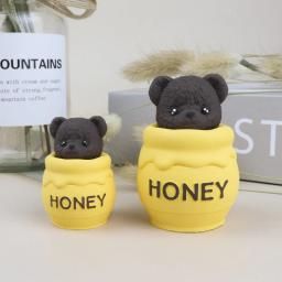 3D Teddy Bear e Honey Can Silicone Mold, vela aromática, molde de gotejamento de gesso, decoração do bolo, cozimento de chocolate - Image 3