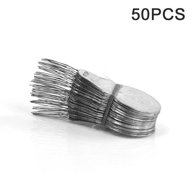 Máquina De Inserção De Ponto De Agulha Threader, Ferramenta De Linha De Costura De Mão, Arco De Fio, 50Pcs - Image 1