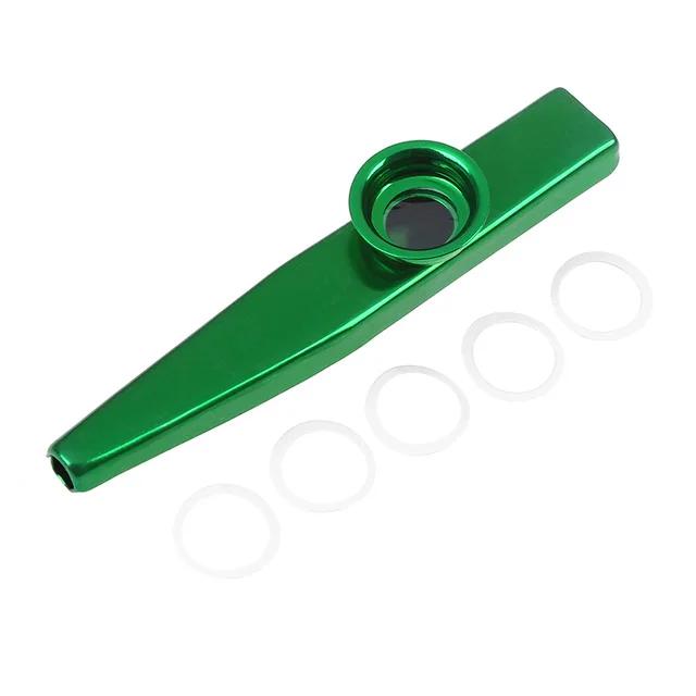 1pc 6 cores metal kazoos instrumentos musicais flautas diafragma boca kazoos instrumentos musicais bom companheiro para guitarra - Image 1