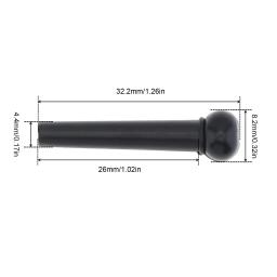 Conjunto de 6 peças de reposição para violão, 6 peças, feito de plástico abs, corda, instrumentos, folk, acústico, clássico, acessórios, ferramentas - Image 2