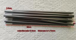 Tenda de liga de alumínio pólo para acampamento ao ar livre, barraca Rod, acessórios do equipamento, 9.5mm, 3.57m, 4.98m, 5.6m, 5-7 pessoa, 1pc - Image 2