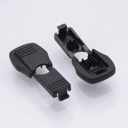 Nylon Corda Cauda Clip com Zíper Elástico, Cadarço Vestuário, Buckle Head, Saco De Corda De Algodão, Plástico Colorido, DIY Acessórios, 10Pcs - Image 4