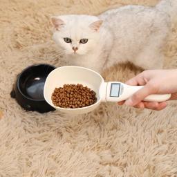 Ferramenta de Medição Eletrônica para Ração Animal, Colher para Cães e Gatos, Balança de Cozinha, Display Digital, Itens de Alta Qualidade, 250ml - Image 3