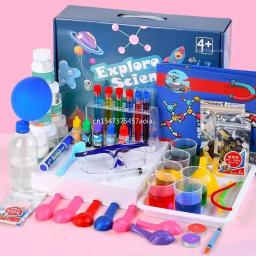 Laboratório Químico Experiment Kits para Crianças, Brinquedos Montessori, Brinquedos Educativos, Equipamento Popular, Novo - Image 5