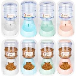 Grande capacidade Pet Alimentador, Pequeno cão comida tigela, Dispensador de água automático, Tigela bebendo gato, Pet alimentação bebedor - Image 3