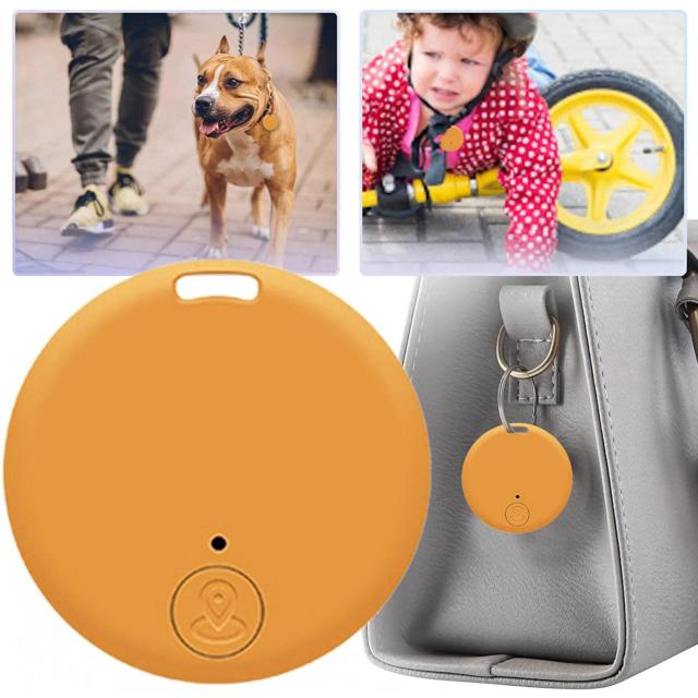 Rastreamento GPS Portátil para Pets com Bluetooth 5.0: Dispositivo Antiperda Impermeável para Cachorros e Gatos com Chave Móvel Inteligente.