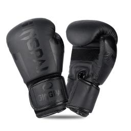 Luvas de boxe profissionais para homens e mulheres, Sanda, Muay Thai, lutando, saco de perfuração, Kickboxing, alta qualidade, 6 oz, 8 oz, 10 oz, 12oz - Image 1