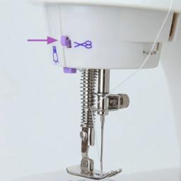 Mini máquinas de costura domésticas, máquina de costura portátil com cortador de luz, pedal portátil, luz noturna, 202 - Image 4