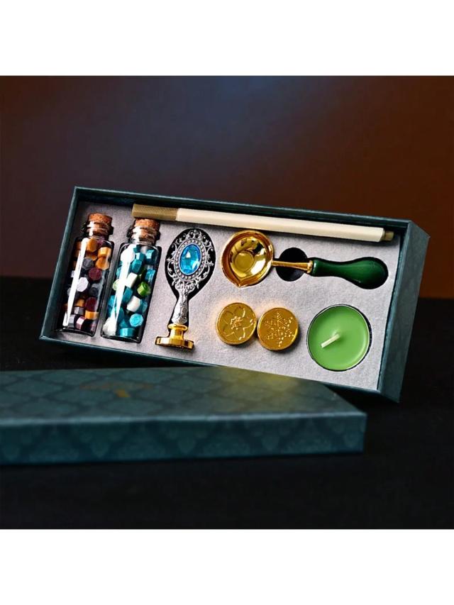 Conjunto Novo de Selos de Cera para Envelope com 9 Peças