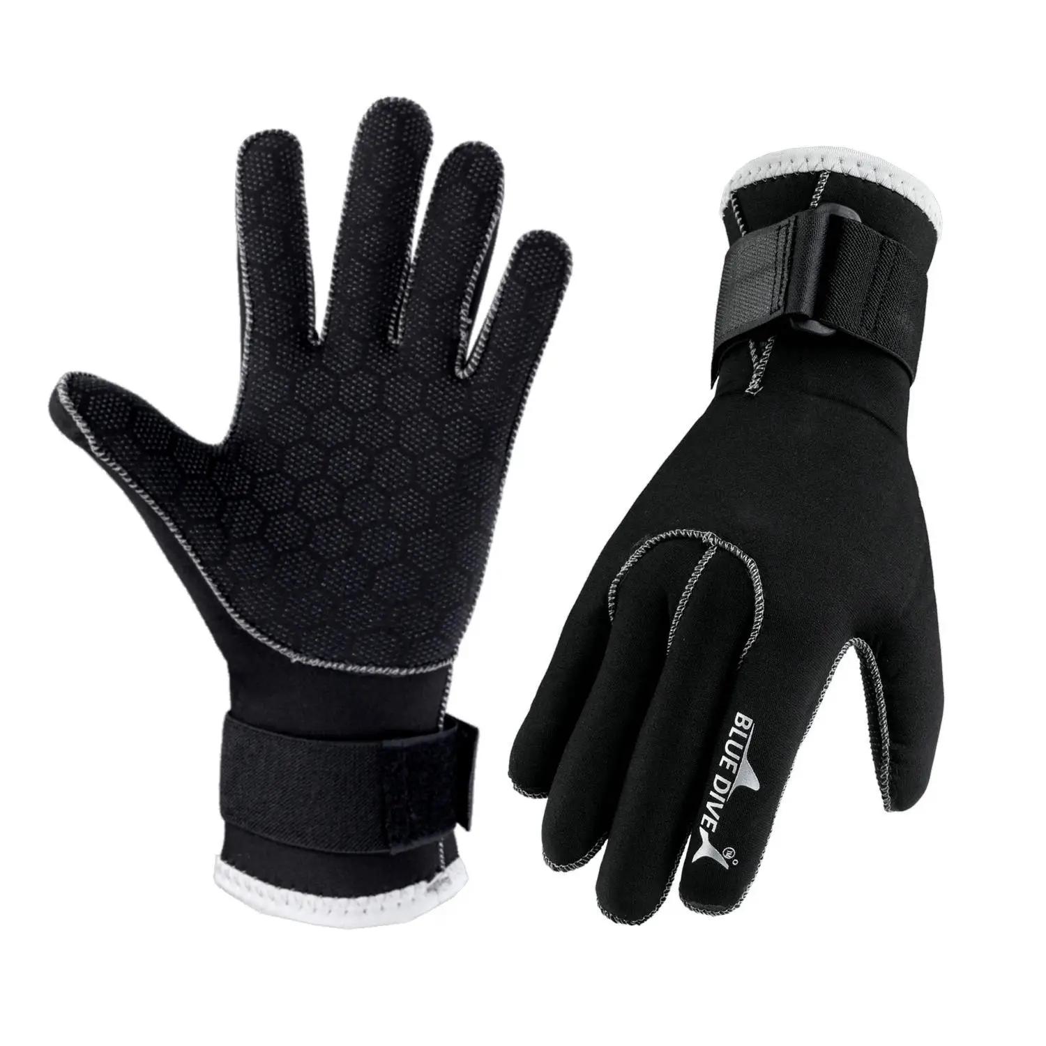 Luvas de Neoprene Wetsuit, mergulho, mergulho, surf, mergulho, à prova de frio, 3mm - Image 1
